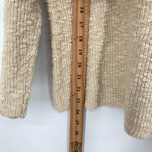 Lauren Ralph Lauren Boxy Textured Ivory Cream Pullover Sweater Medium Minimal - Picture 8 of 8